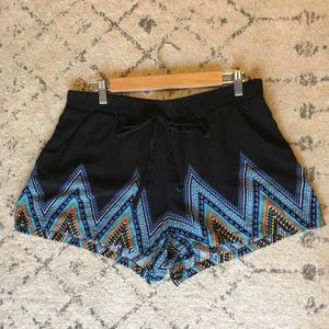 Tribal Patterned Shorts